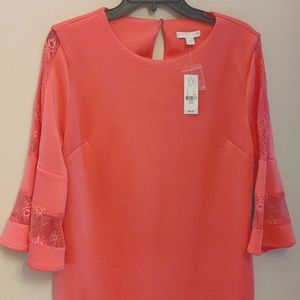 New York & Company Coral Midi Dress